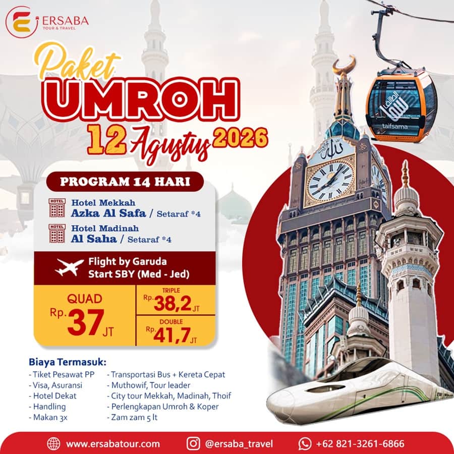 paket umroh agustus 2026